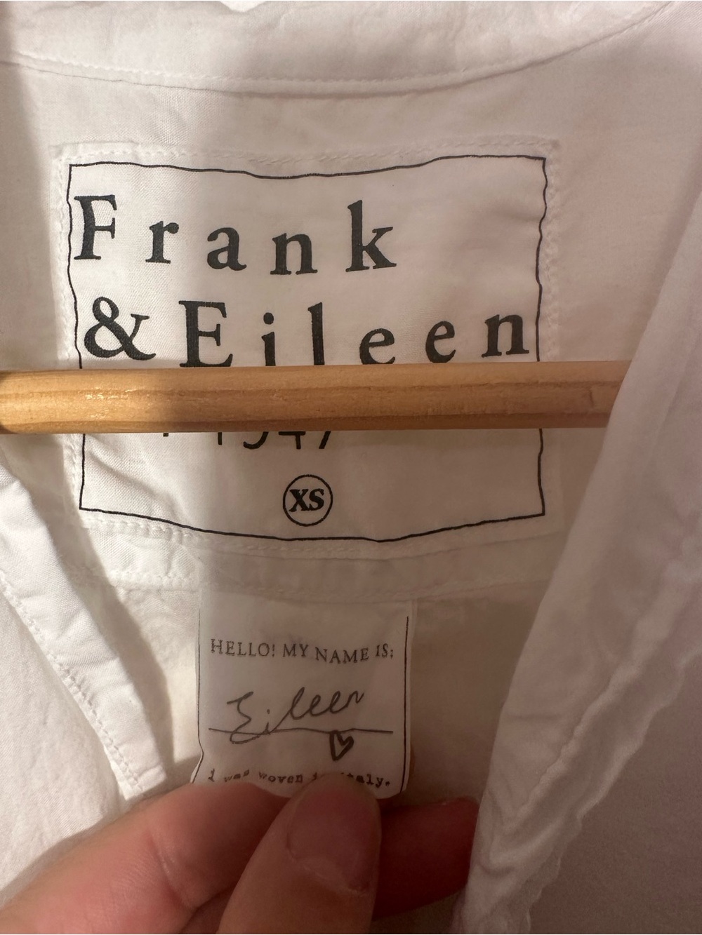 Frank & Eileen “Eileen” Linen Button-Down Shirt | X-Small | Excellent Condition - Picture 2 of 4